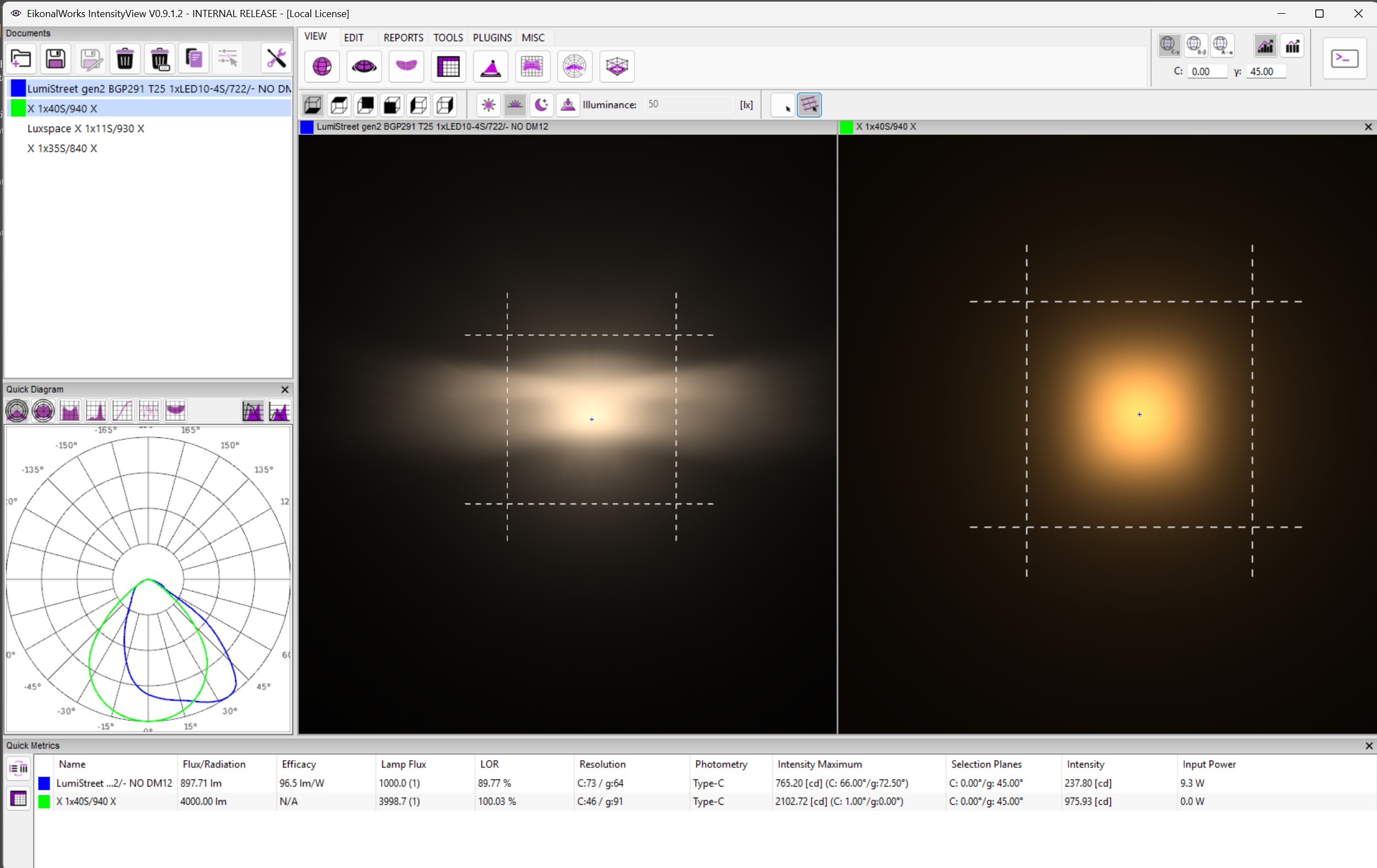 Rendered Illuminance View